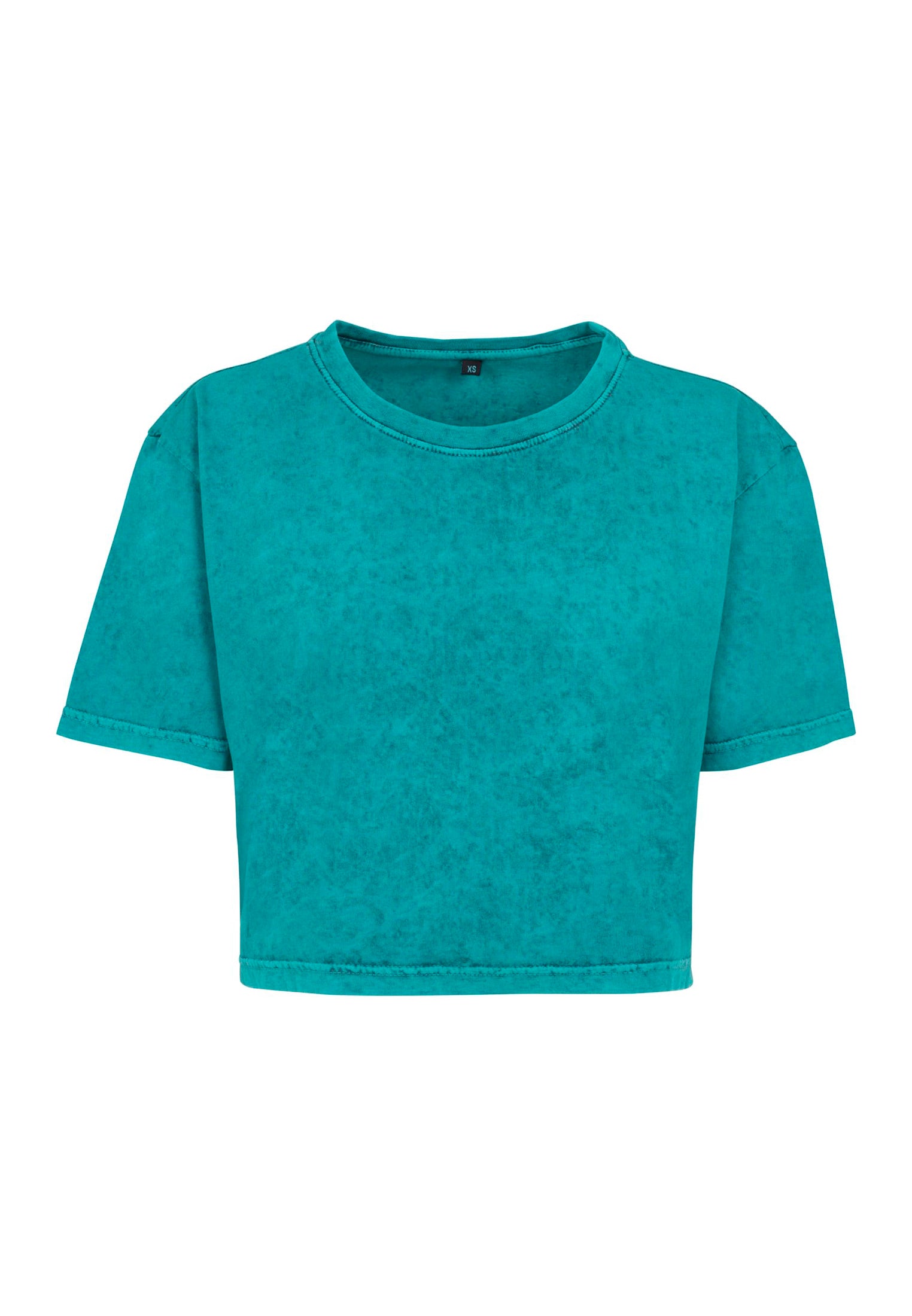 Ladies´ Acid Washed Cropped Tee