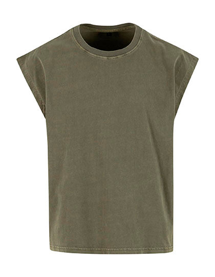 Vintage Cropped Heavy Sleeveless Tee