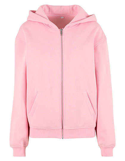 Ladies Loose Fit Zip Hoody