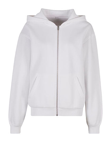 Ladies Loose Fit Zip Hoody