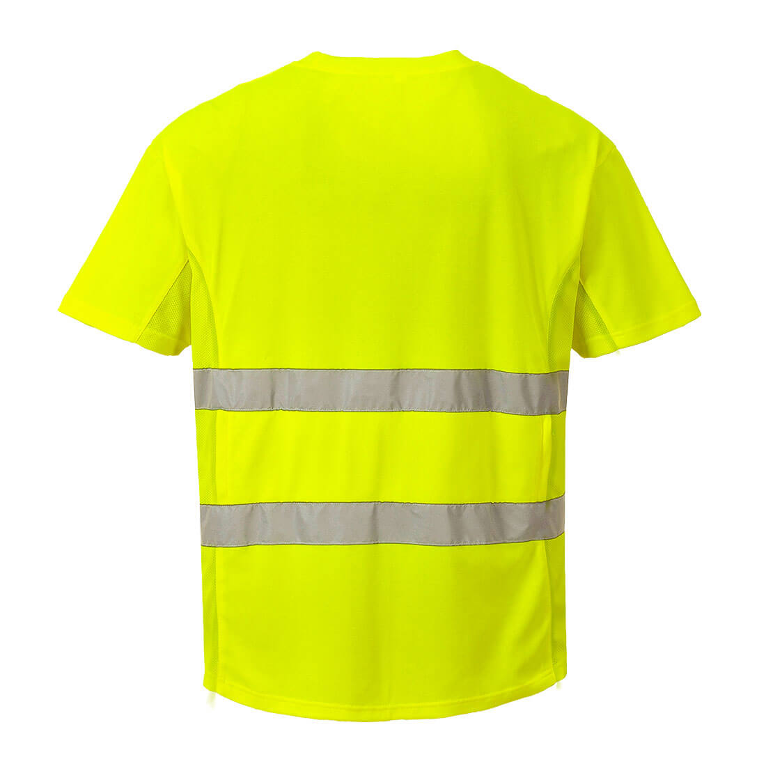 Hi-Vis Katoen Comfort Mesh Insert T-shirt S/S