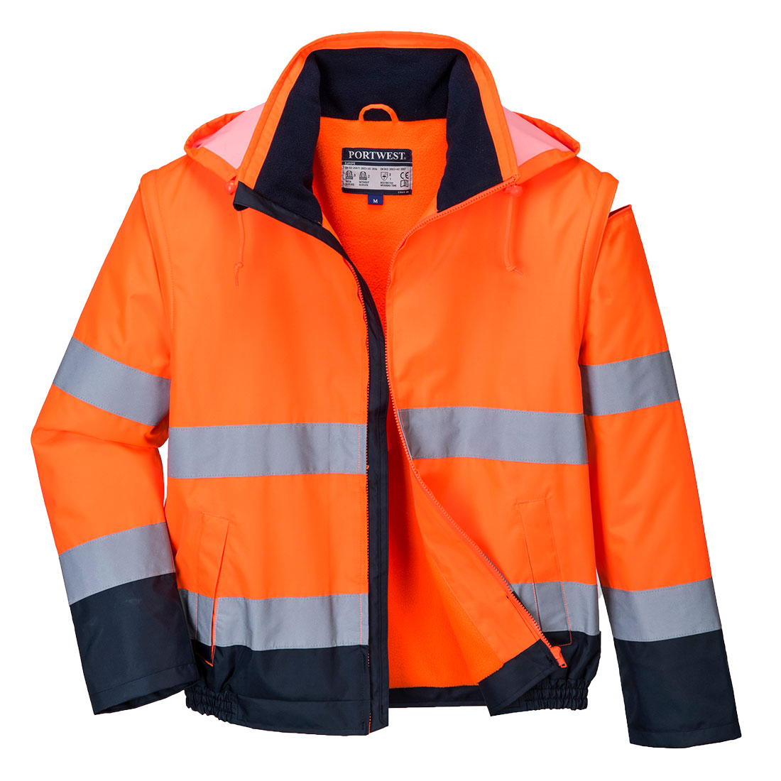 Hi-Vis 2 in 1 contrast lichtgewicht jack