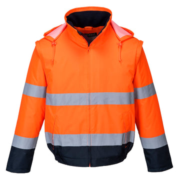 Hi-Vis 2 in 1 contrast lichtgewicht jack