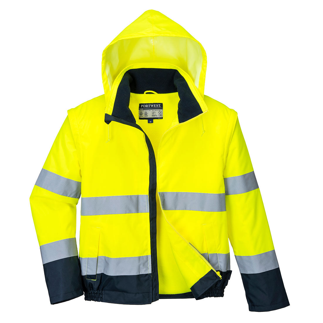 Hi-Vis 2 in 1 contrast lichtgewicht jack