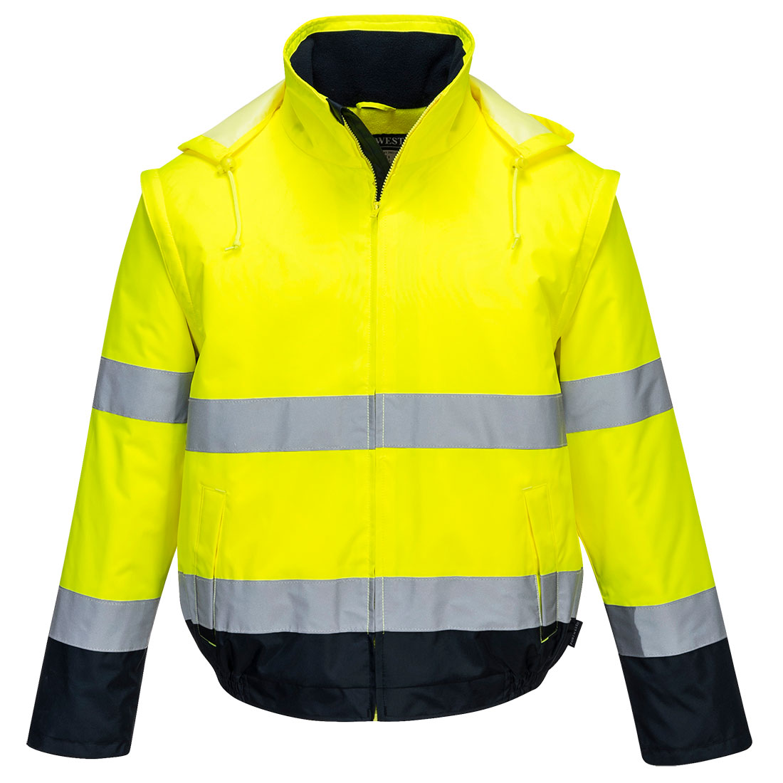 Hi-Vis 2 in 1 contrast lichtgewicht jack