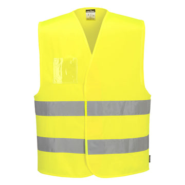 Hi-Vis Vest - Dubbele ID Houder