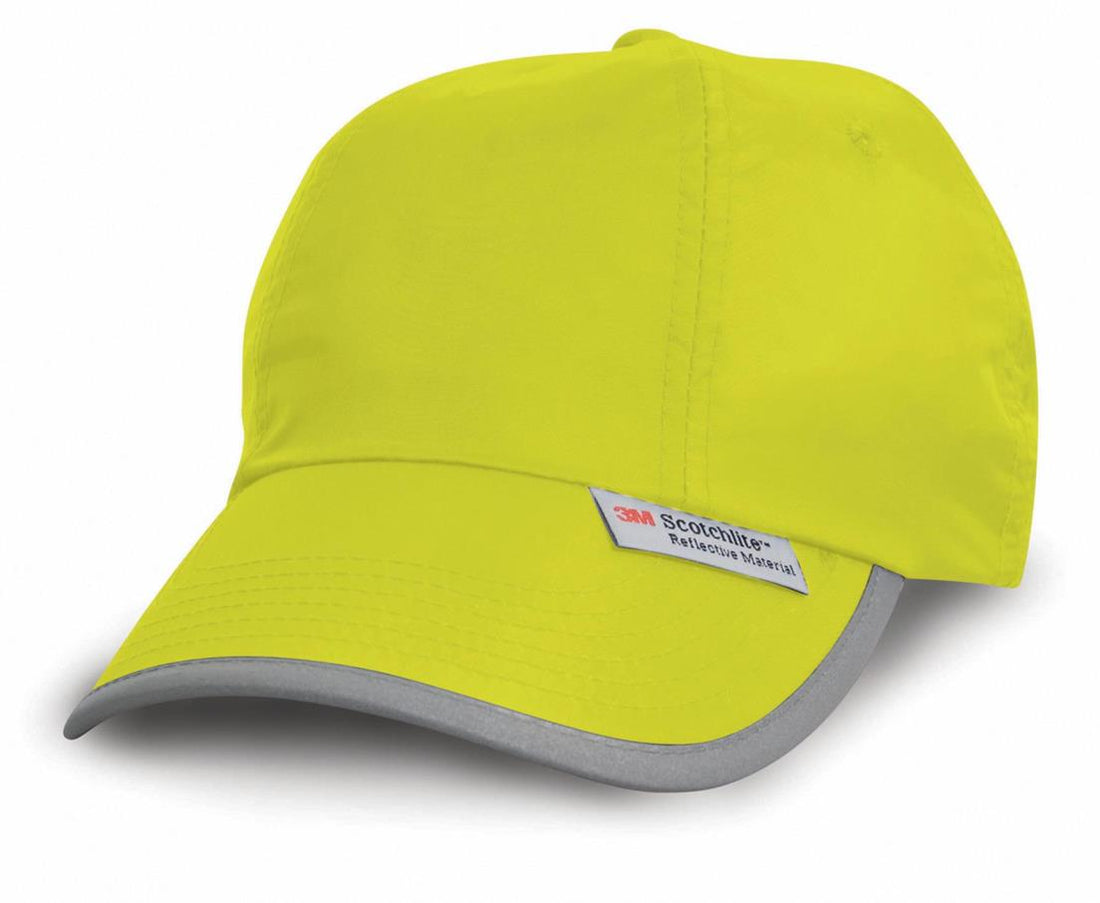 Baseball Cap With Reflective Hem