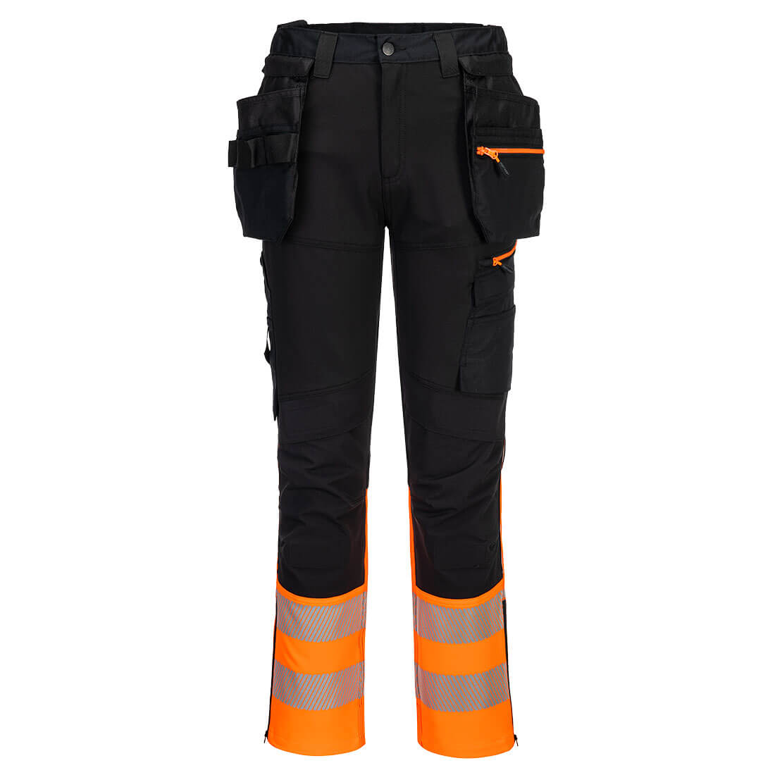 DX4-Hi-Vis Broek klasse 1 met afneembare holsterzakken (regular)