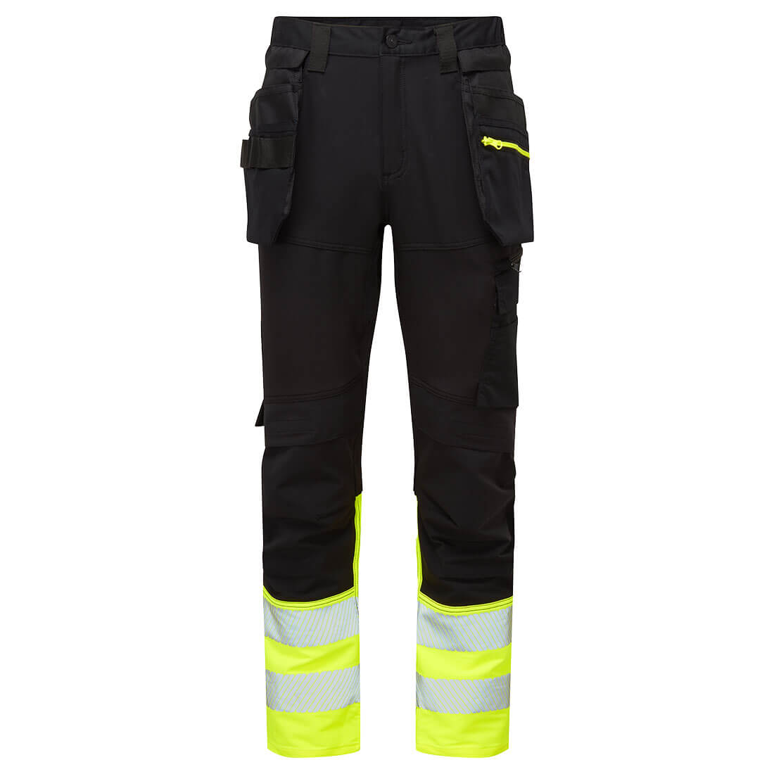 DX4-Hi-Vis Broek klasse 1 met afneembare holsterzakken (regular)