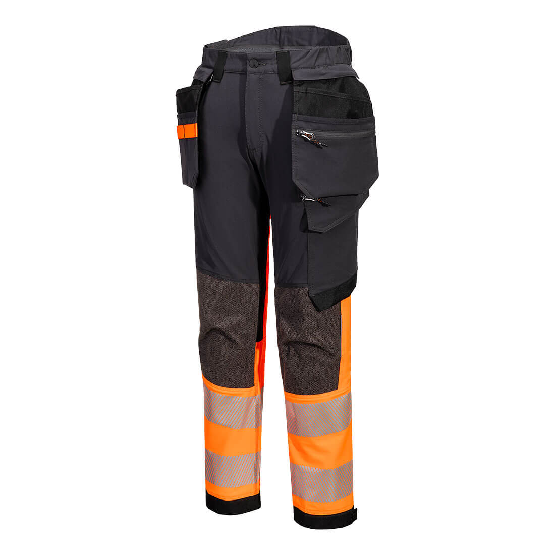 EV4 Hi-Vis stretch broek met afneembare holsterzak klasse 1 (regular)