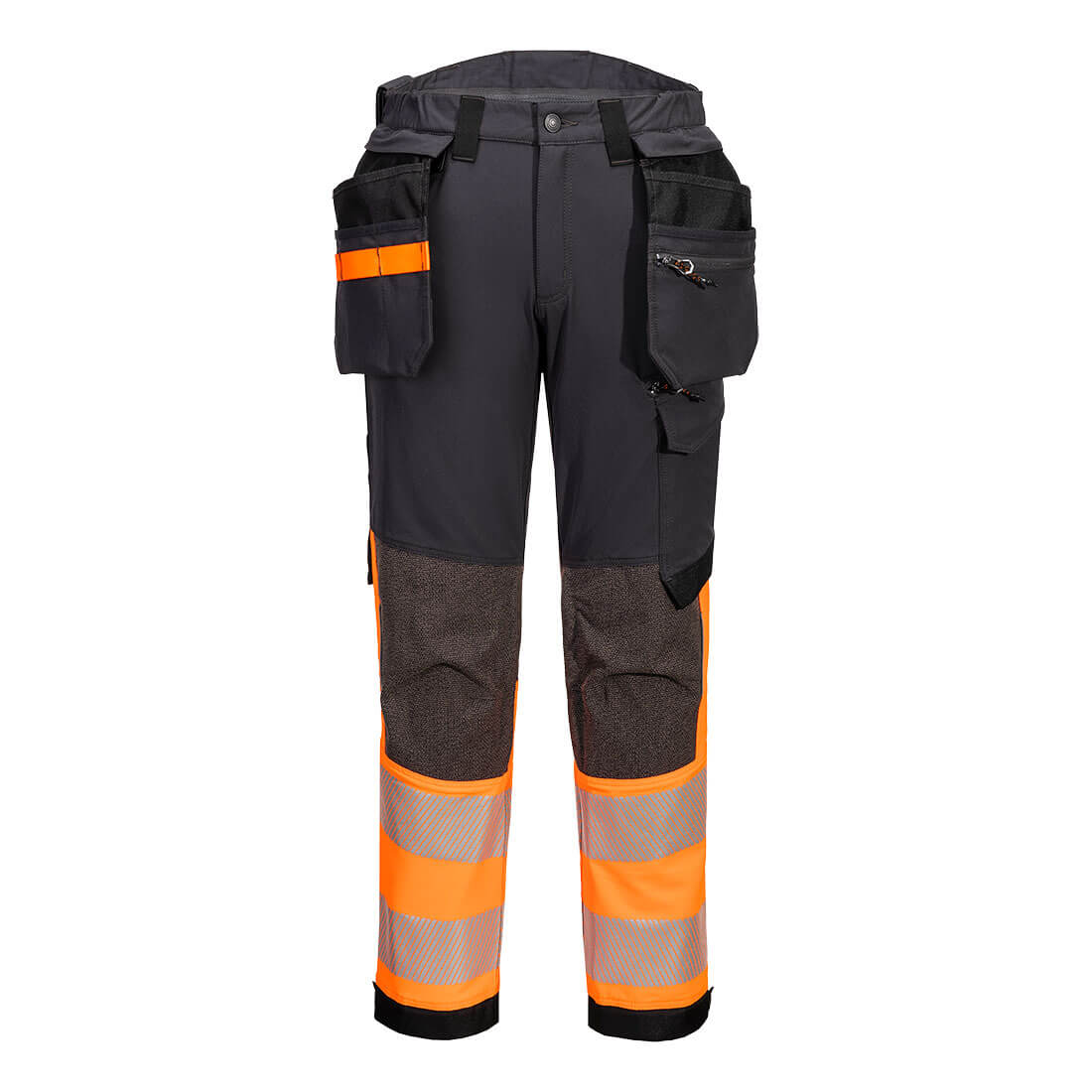 EV4 Hi-Vis stretch broek met afneembare holsterzak klasse 1 (regular)