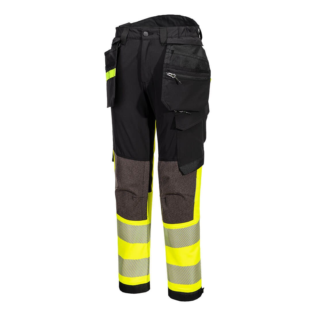 EV4 Hi-Vis stretch broek met afneembare holsterzak klasse 1 (regular)