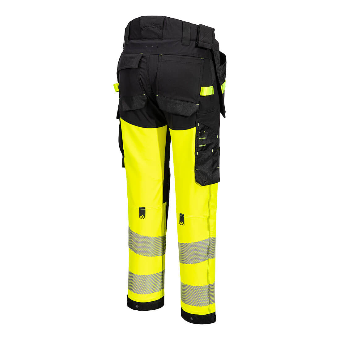 EV4 Hi-Vis stretch broek met afneembare holsterzak klasse 1 (regular)