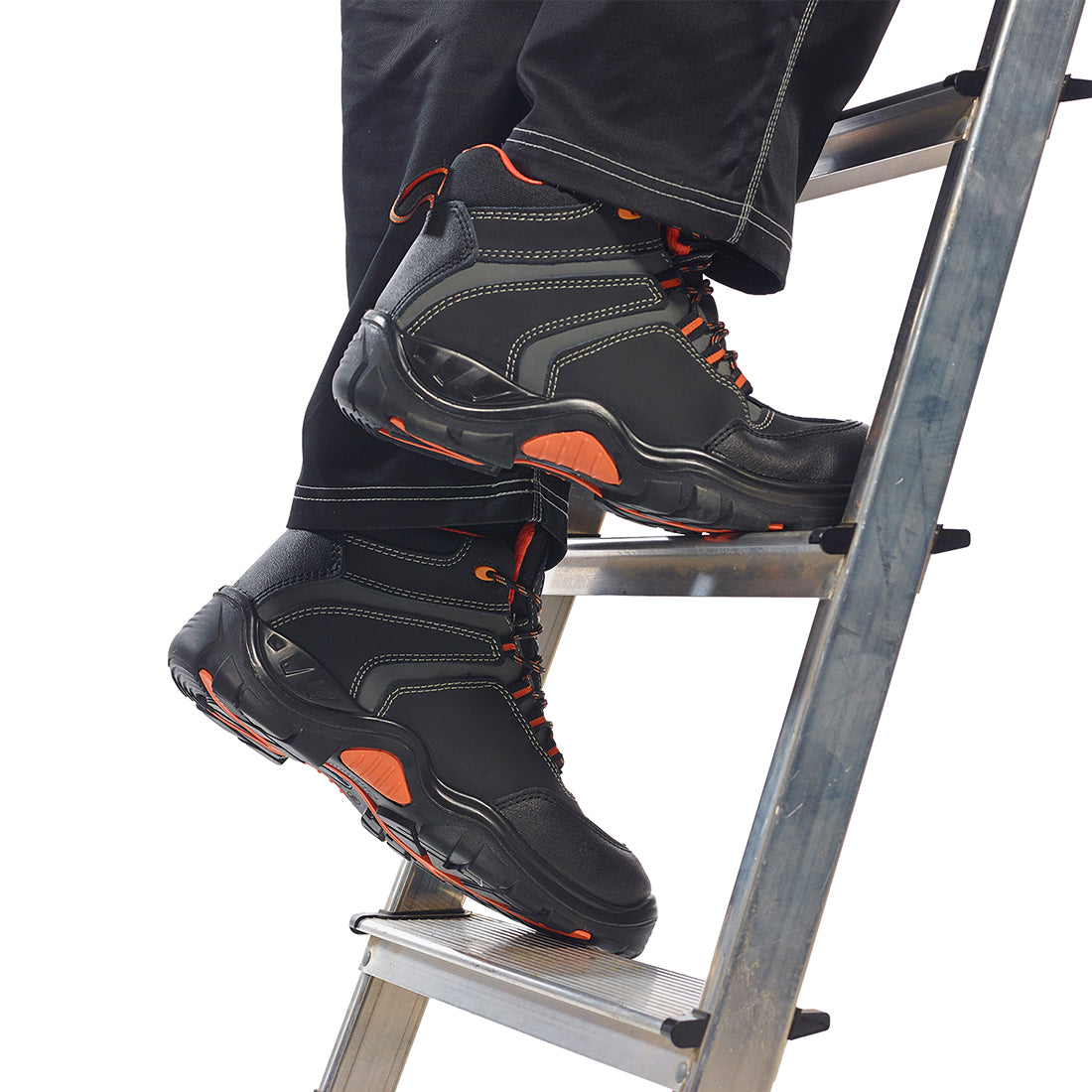 Composietleren Nubuck leder schoen S3S HRO FO SR