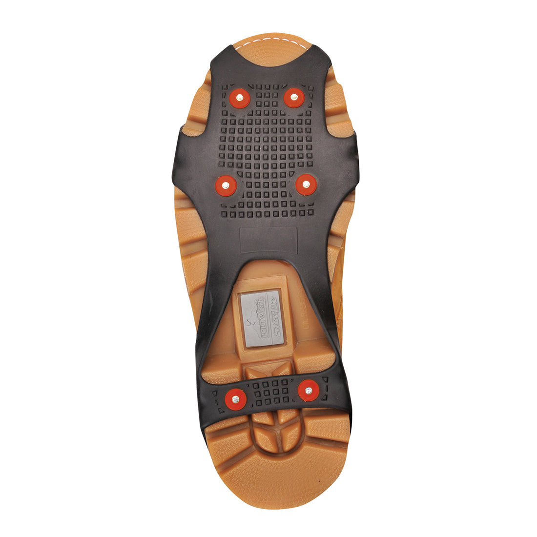 Antislip ijskrabber met stalen spikes