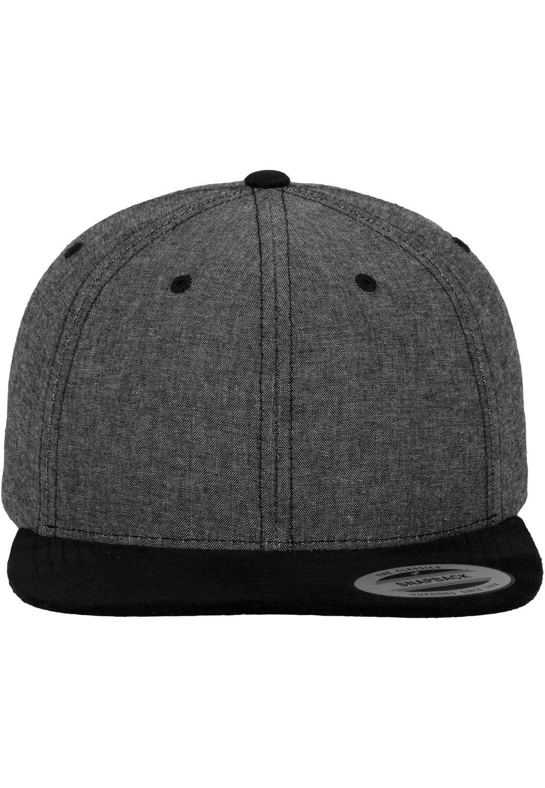 Chambray-Suede Snapback
