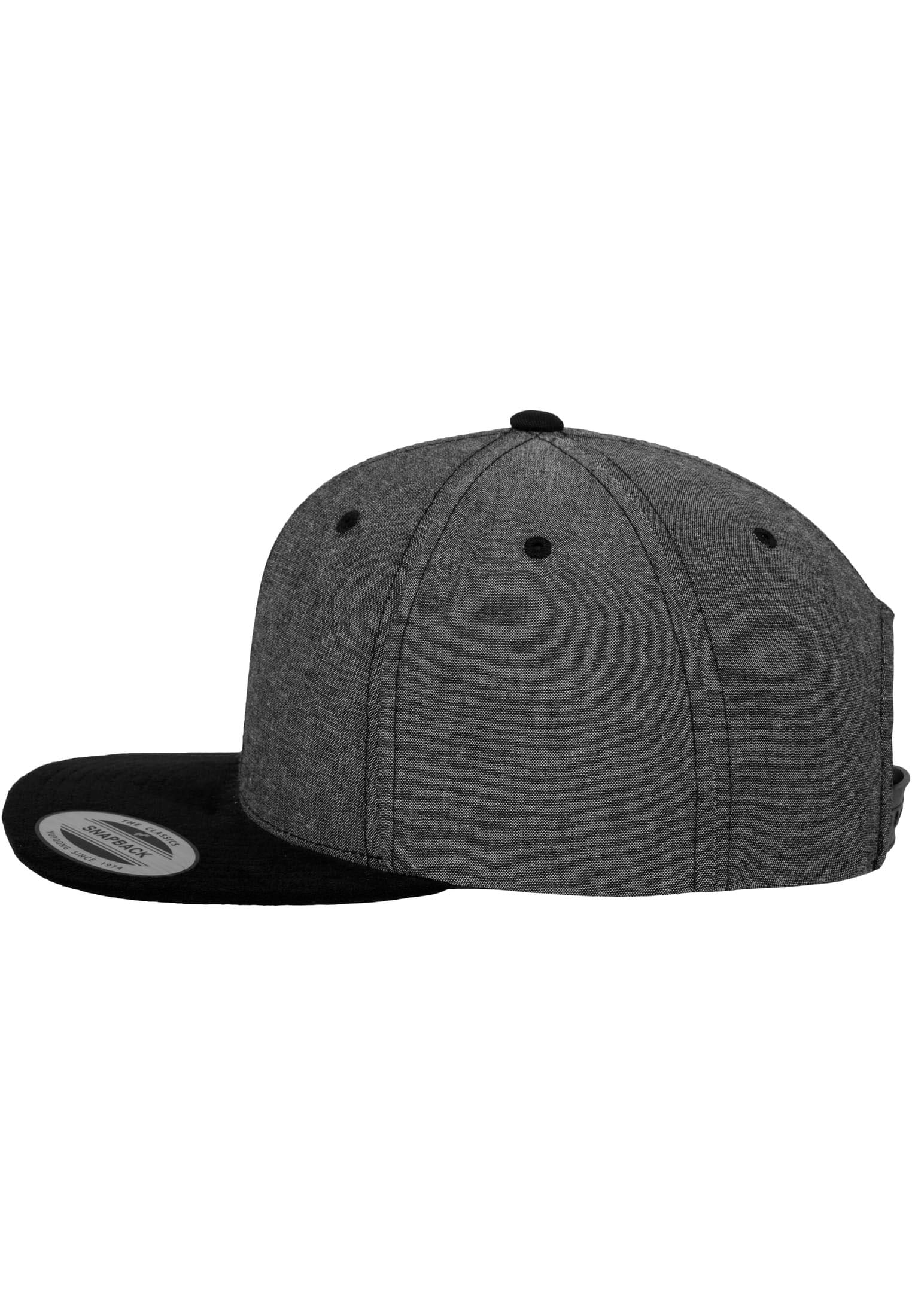 Chambray-Suede Snapback