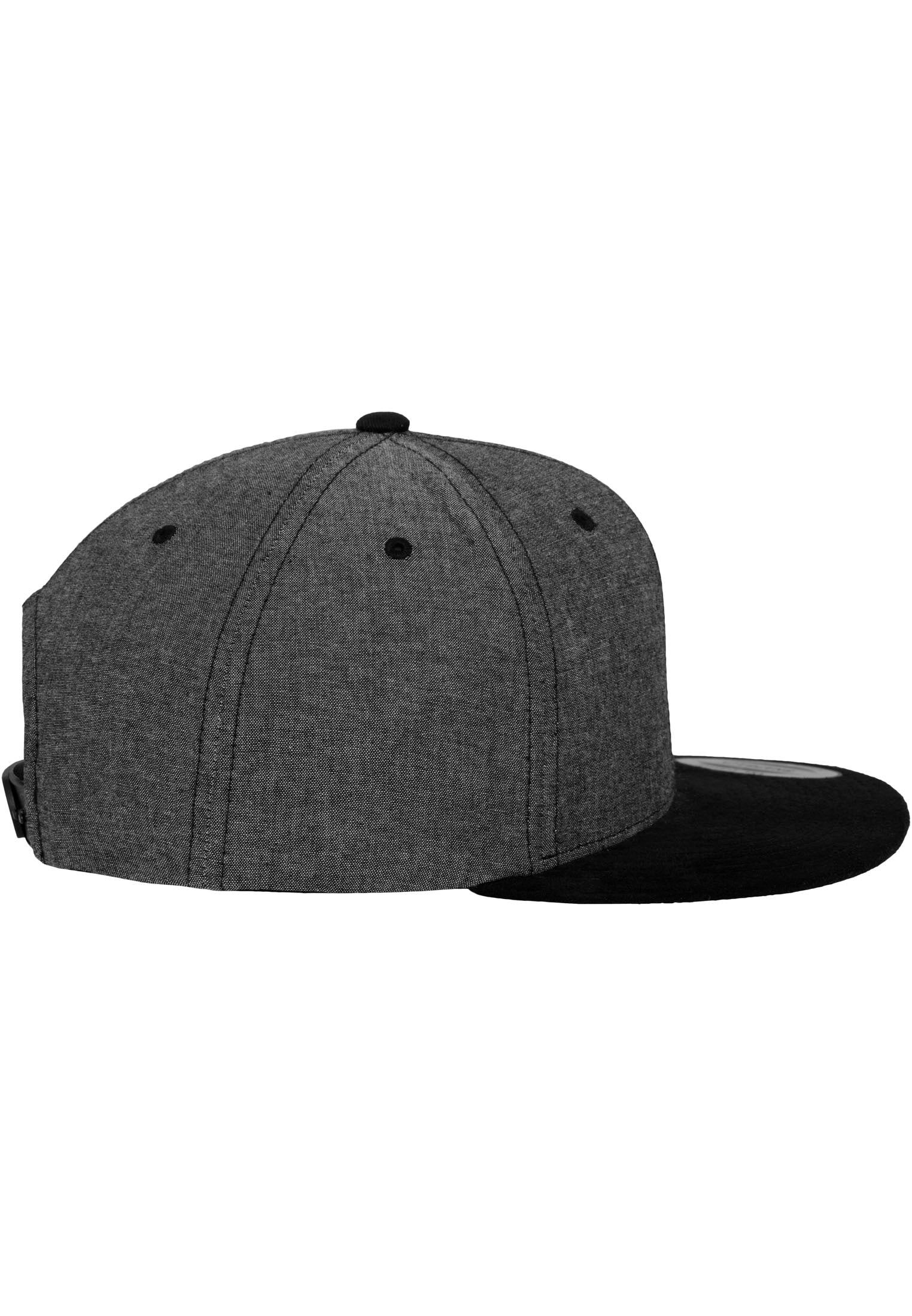 Chambray-Suede Snapback
