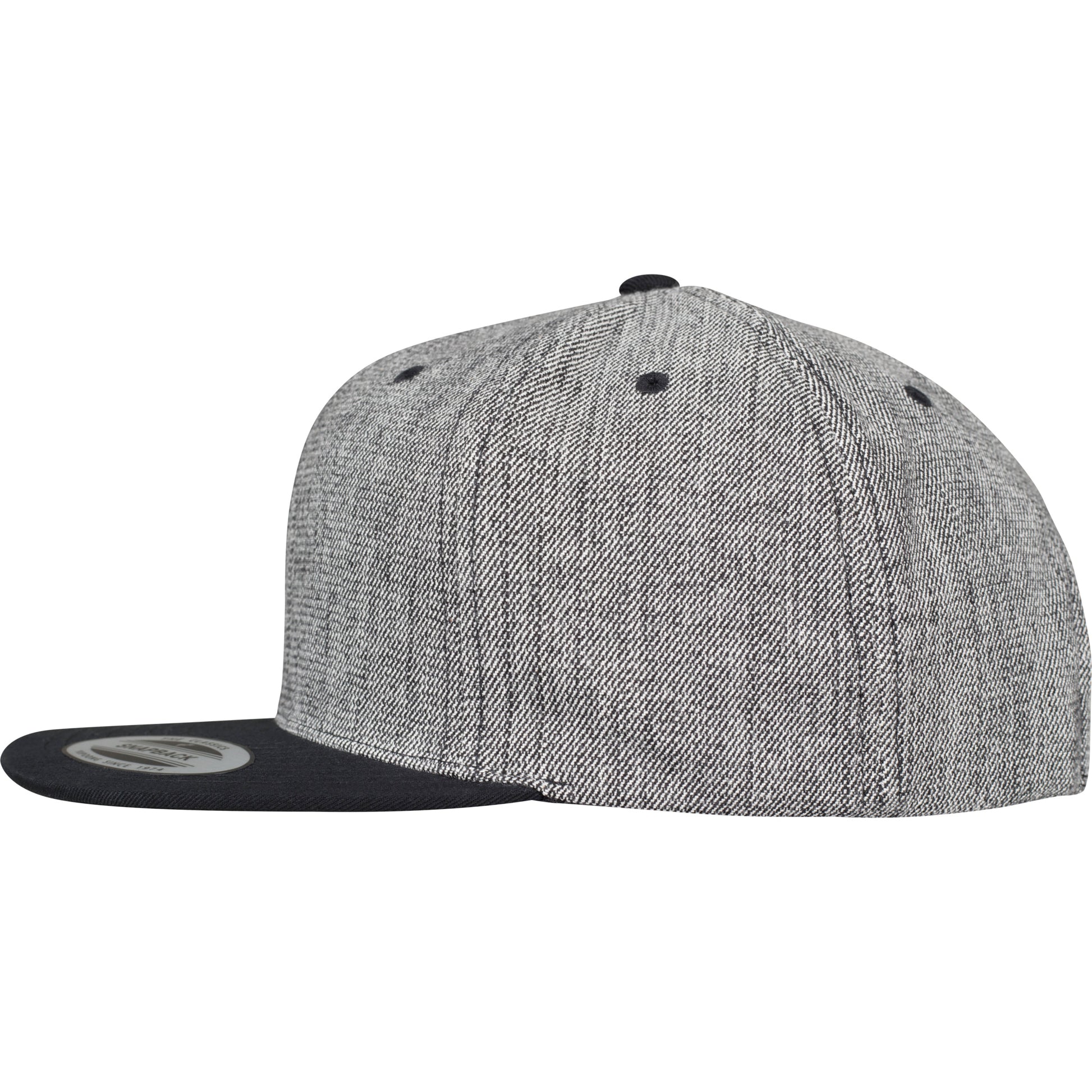 Melange Solid Snapback