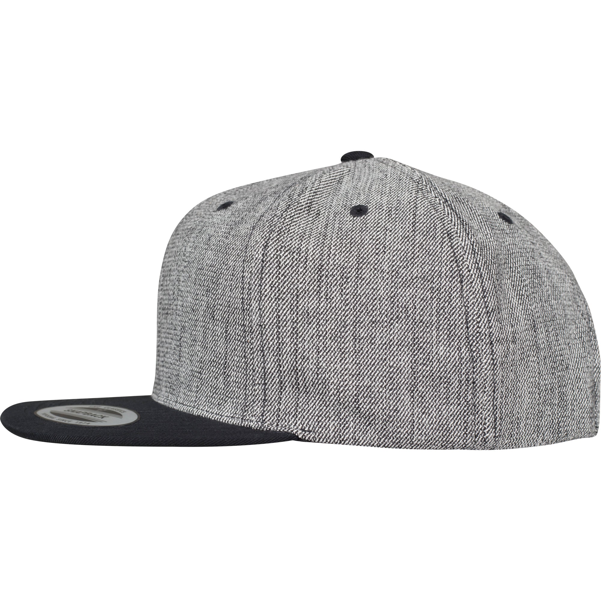 Melange Solid Snapback