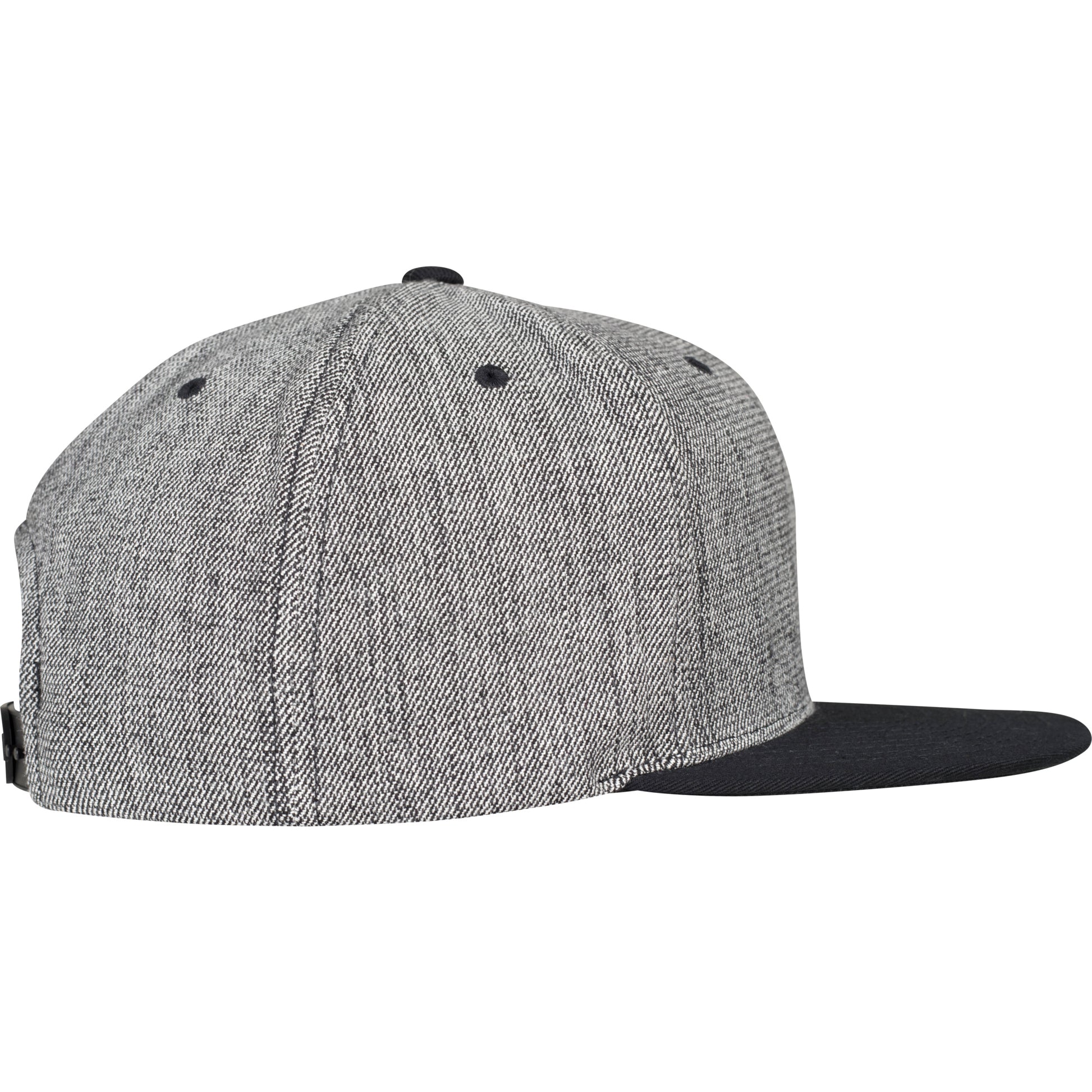 Melange Solid Snapback
