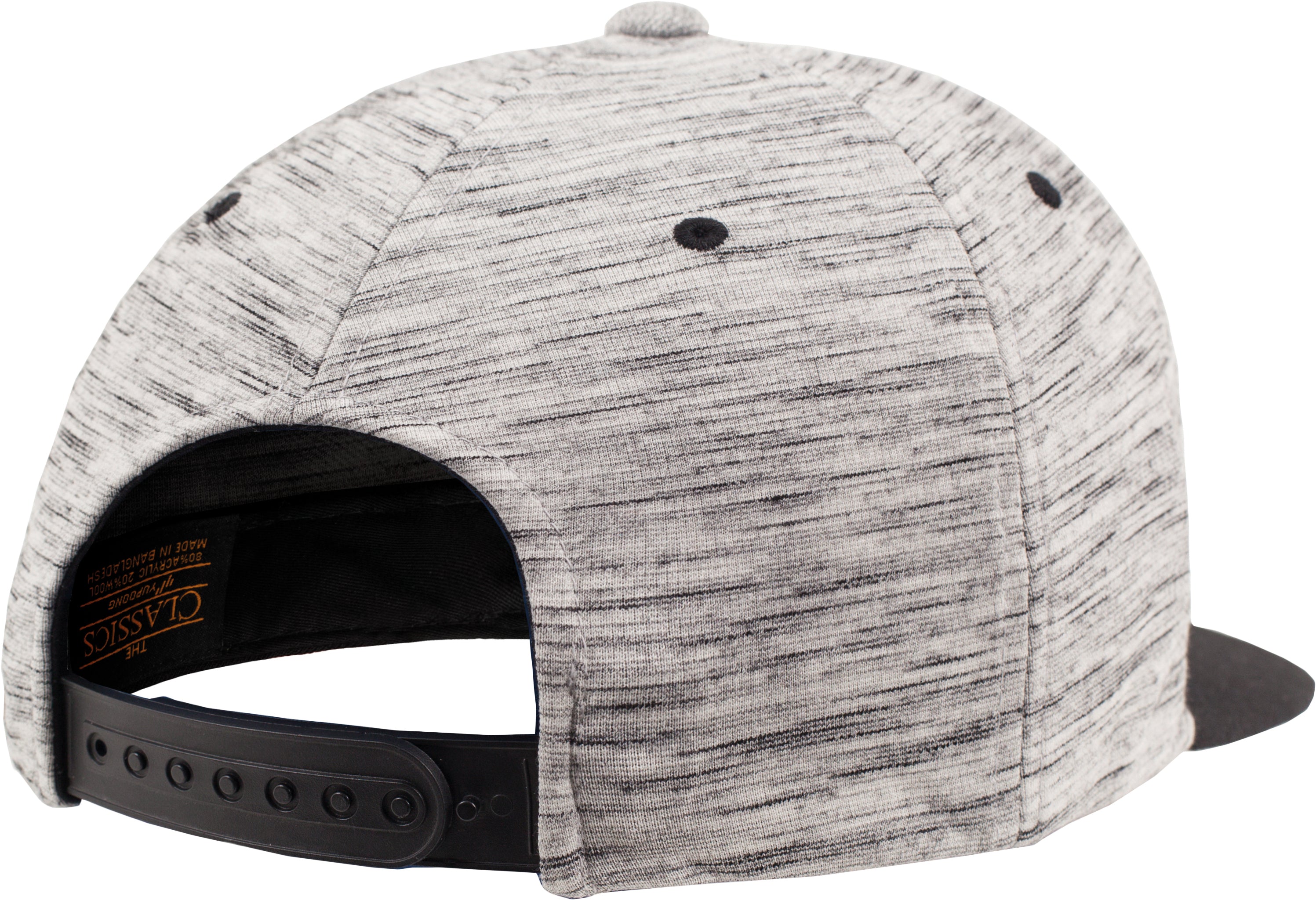 Stripes Melange Crown Snapback