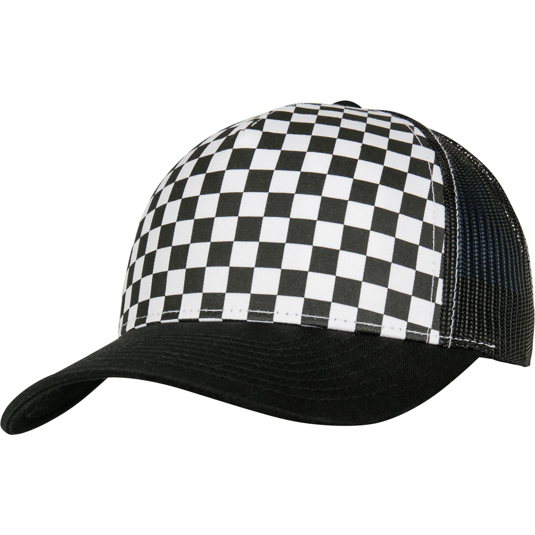 Checkerboard Retro Trucker