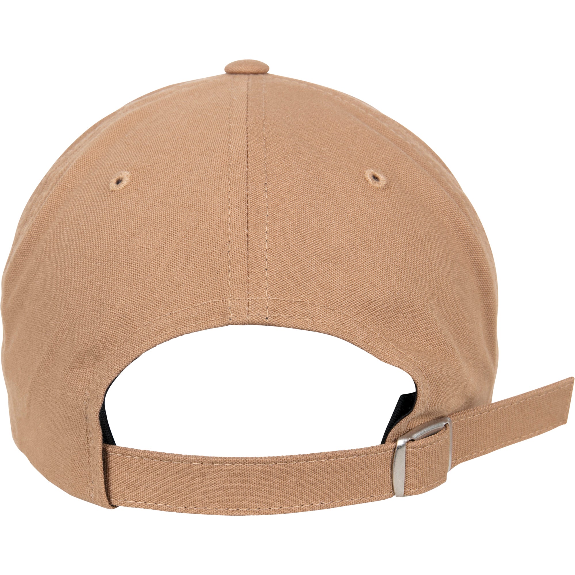 6-Panel Curved Metal Snap Cap