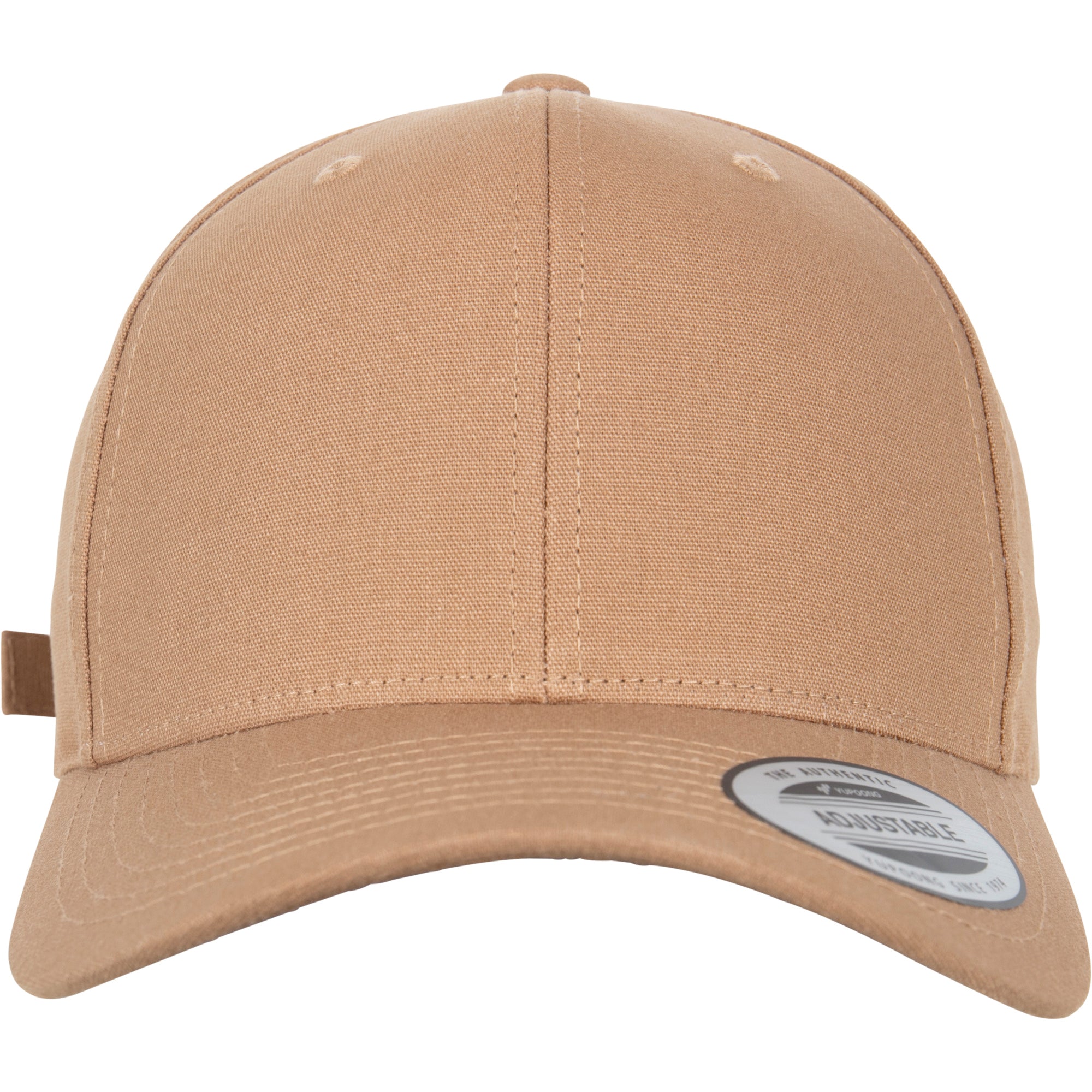 6-Panel Curved Metal Snap Cap