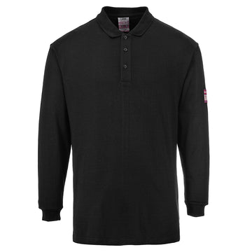 Vlamvertragende Modaflame Antistatische lange mouw Polo Shirt