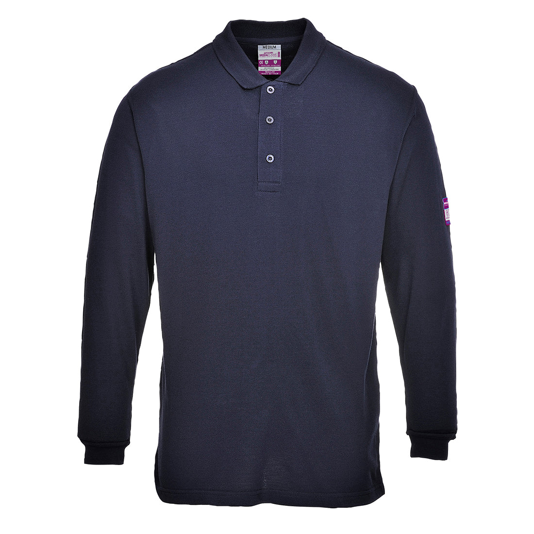 Vlamvertragende Modaflame Antistatische lange mouw Polo Shirt