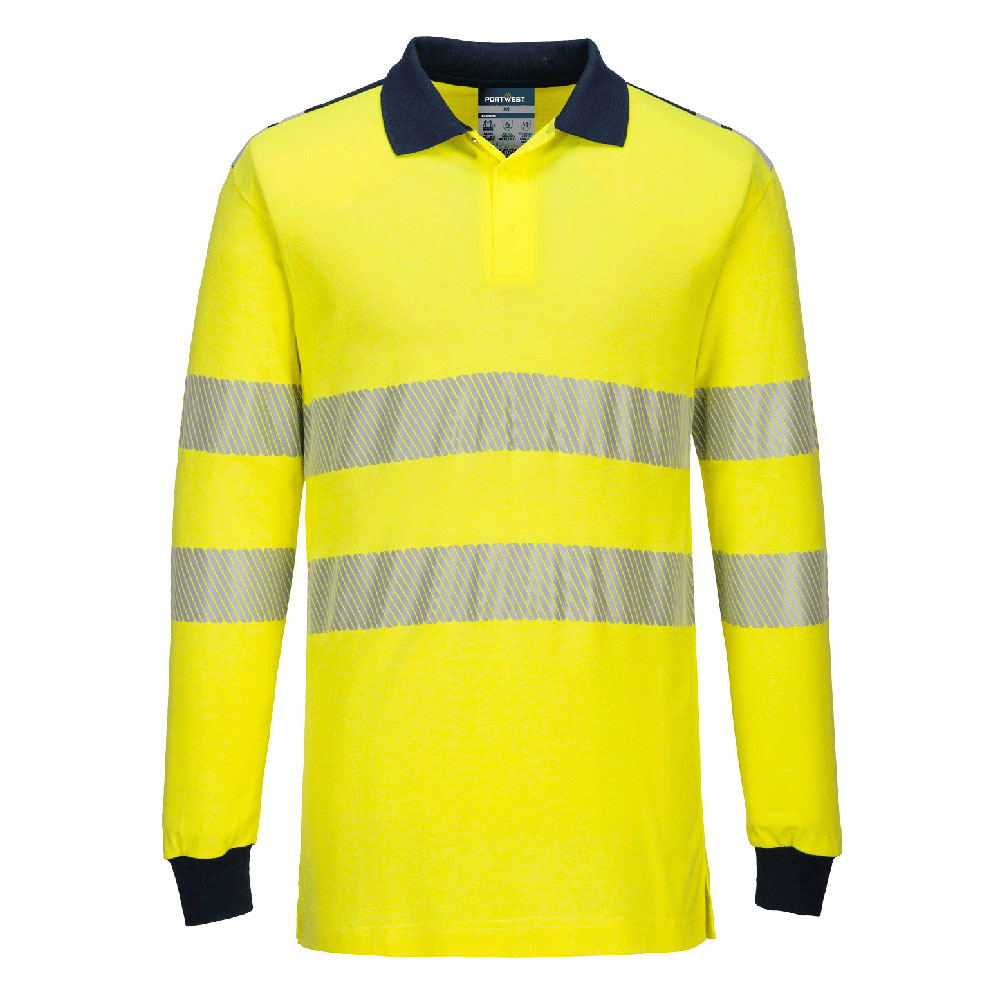 PW3 Vlamvertragende Modaflame Hi-Vis Poloshirt