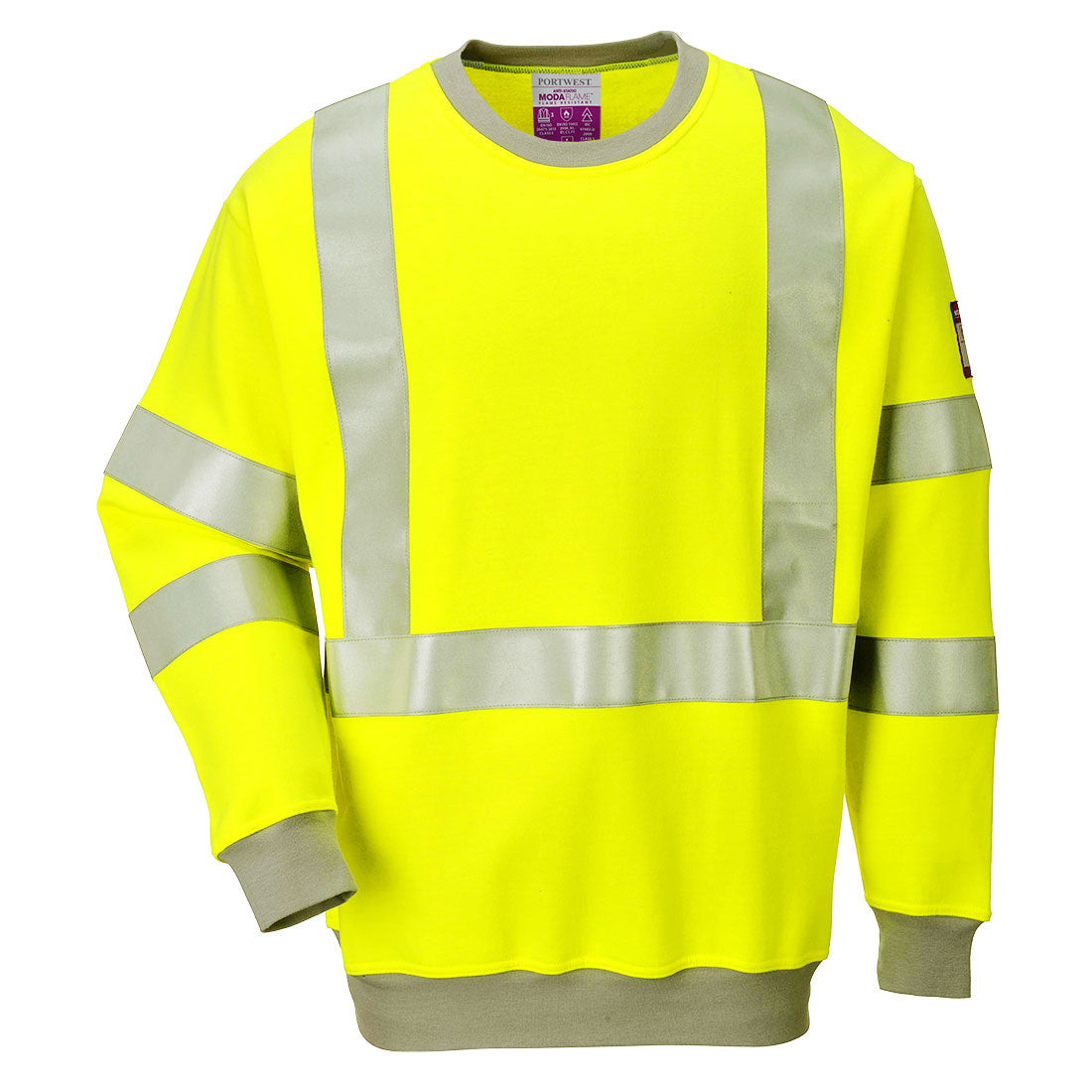 FR Modaflame Anti-statisch Hi-Vis Sweatshirt