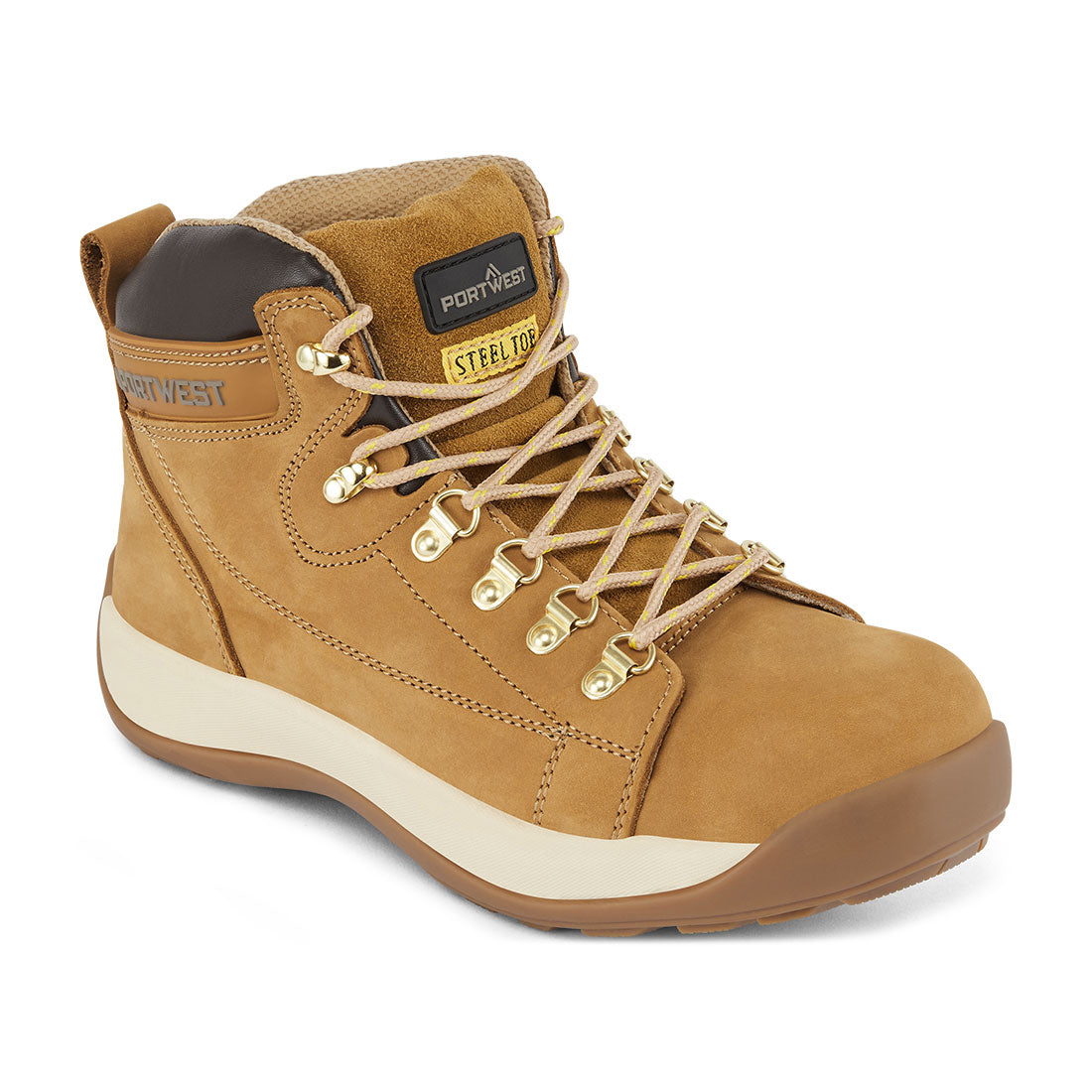 Steelite Half Hoge Nubuck Schoen SB HRO