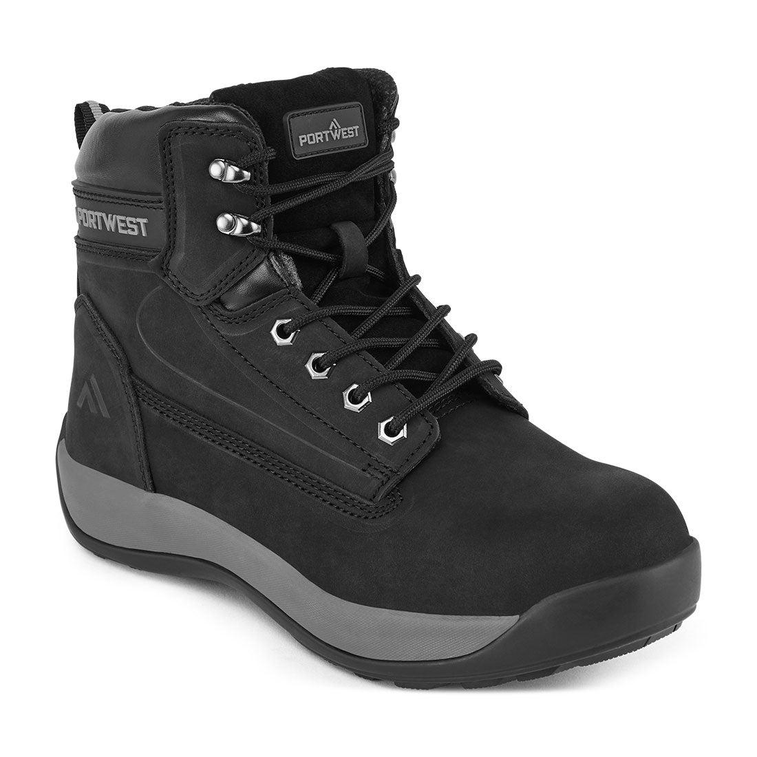 Stalen Nubuck Leren Halfhoge Schoen S3 HRO