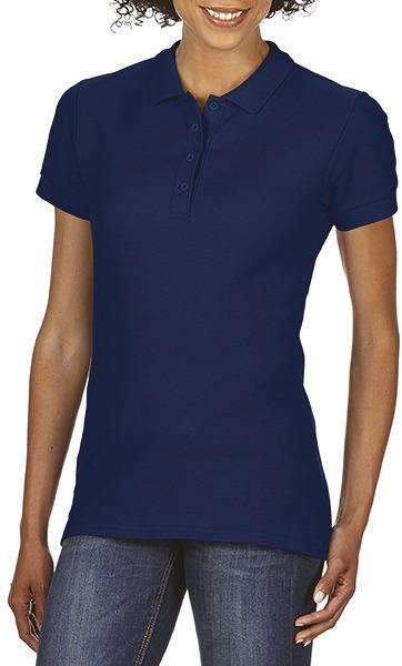 Damespolo Softstyle Dubbele piqué