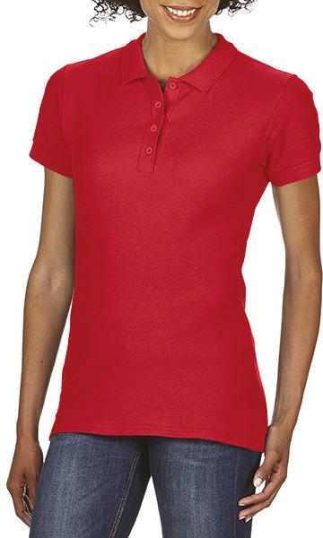 Damespolo Softstyle Dubbele piqué
