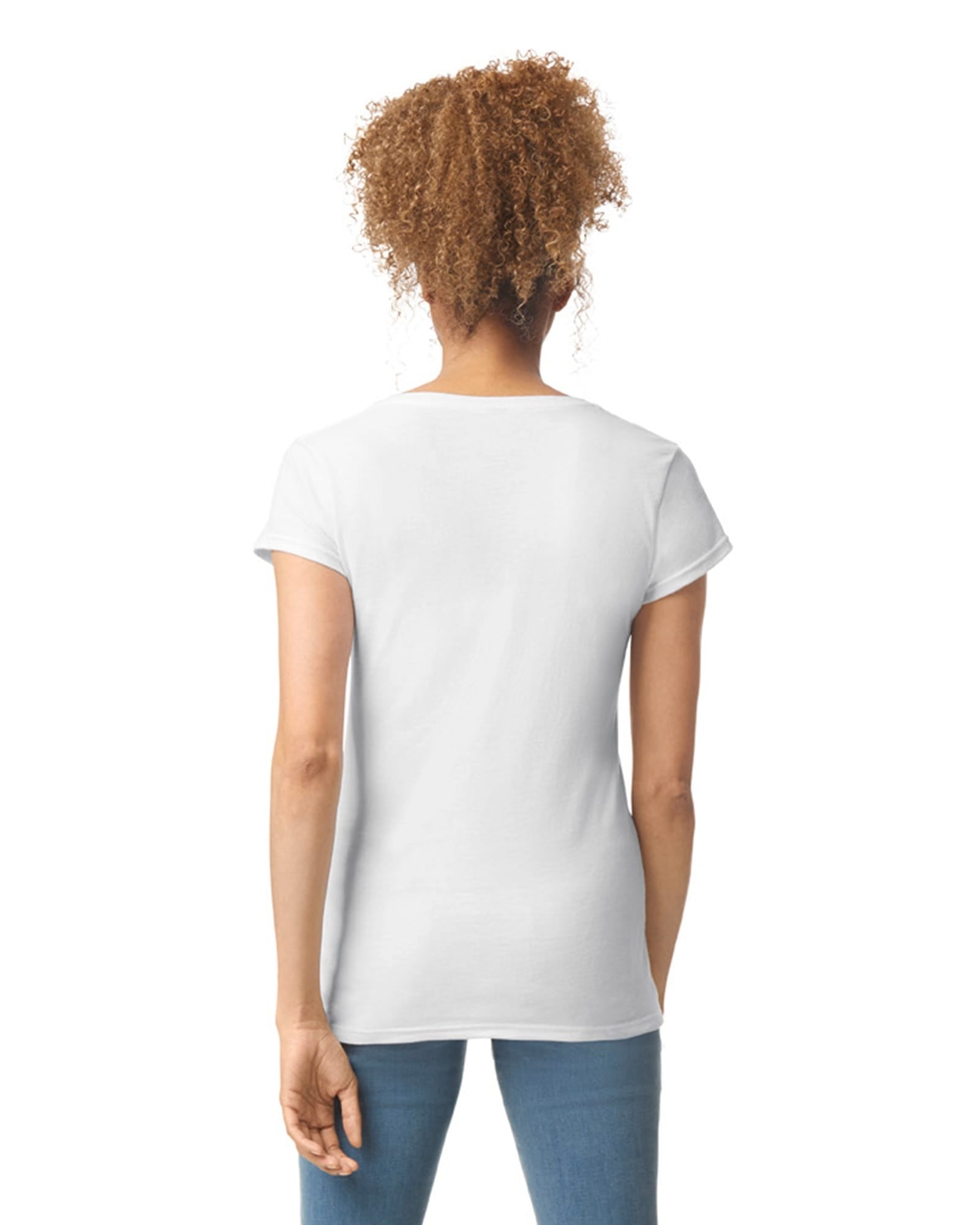 Softstyle Fitted Ladies' V-neck T-shirt