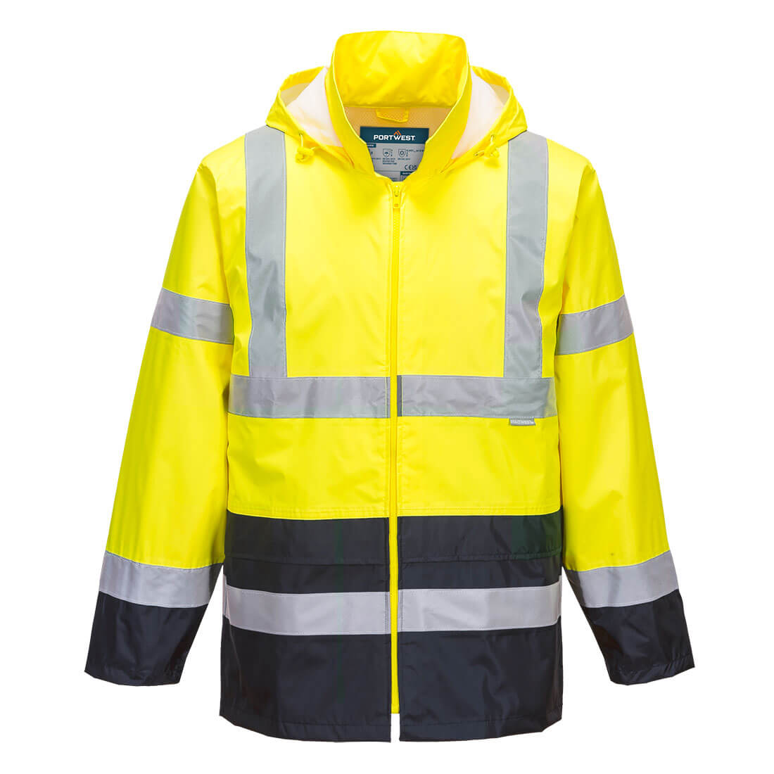 Hi-Vis Klassiek Tweekleuren Regenjack