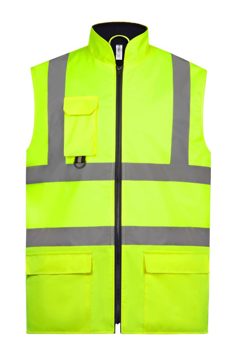 Gewatteerde bodywarmer signalisatie