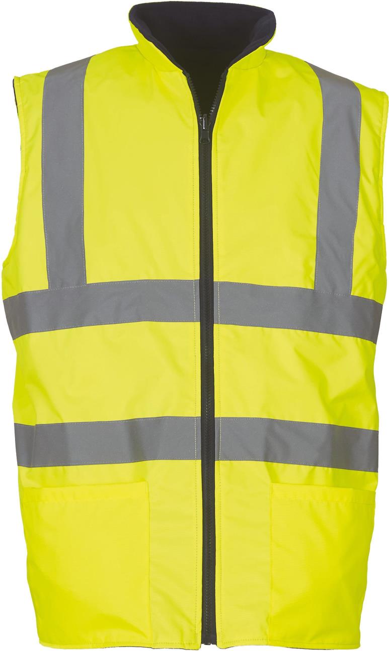 Signalisatie omkeerbaar fleece gilet