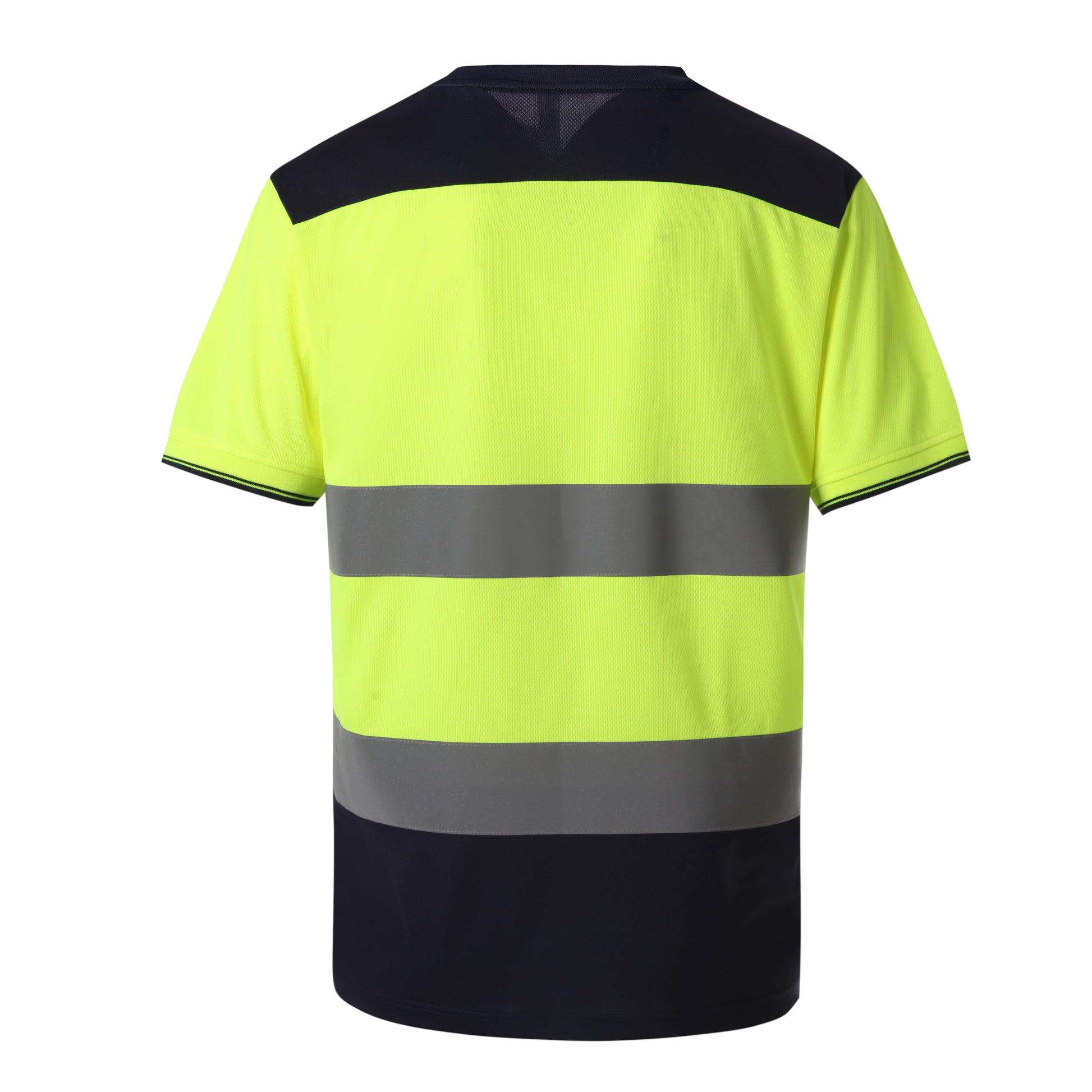 Tweekleurig signalisatie-T-shirt
