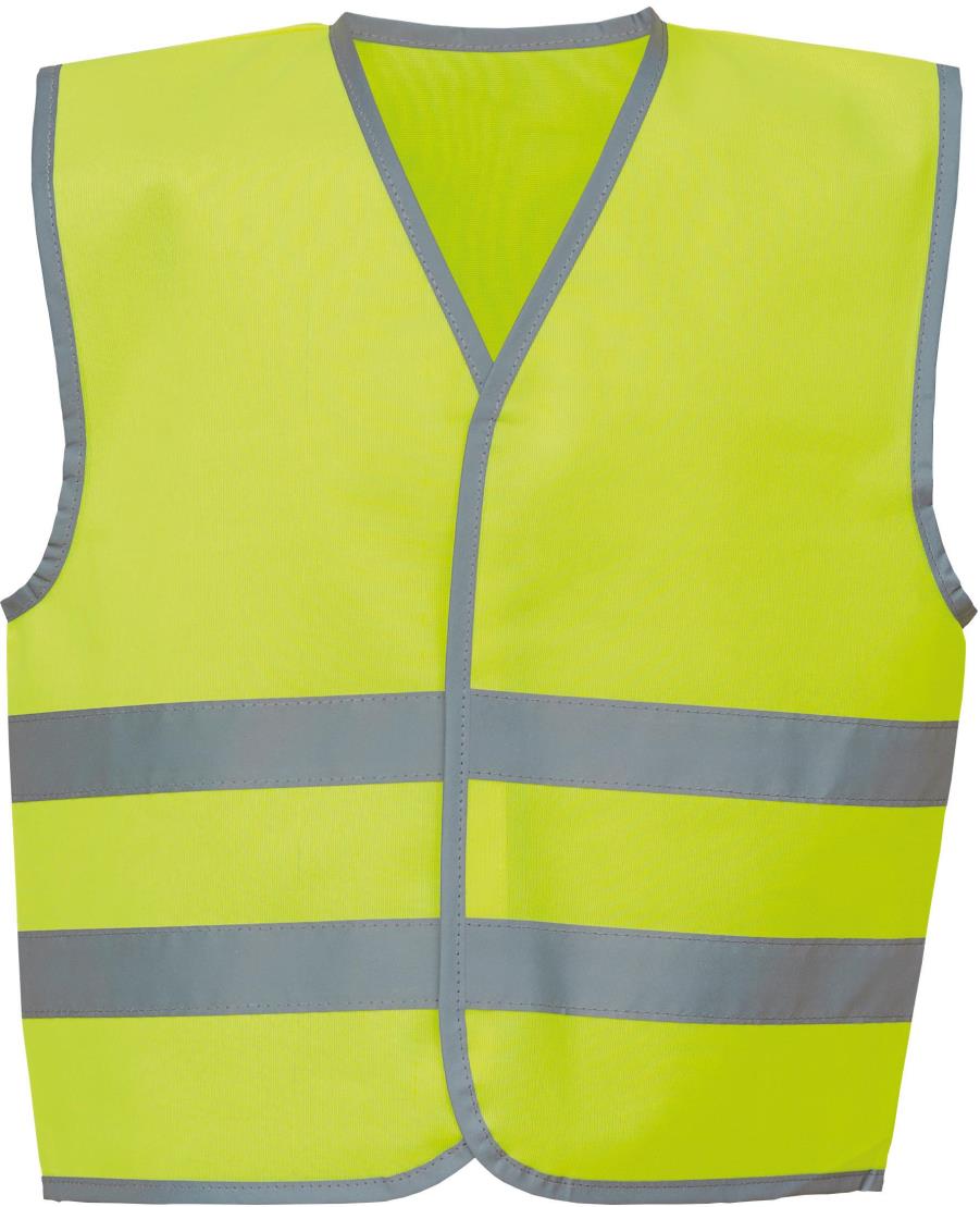 Gilet with Reflective Hem & Strips