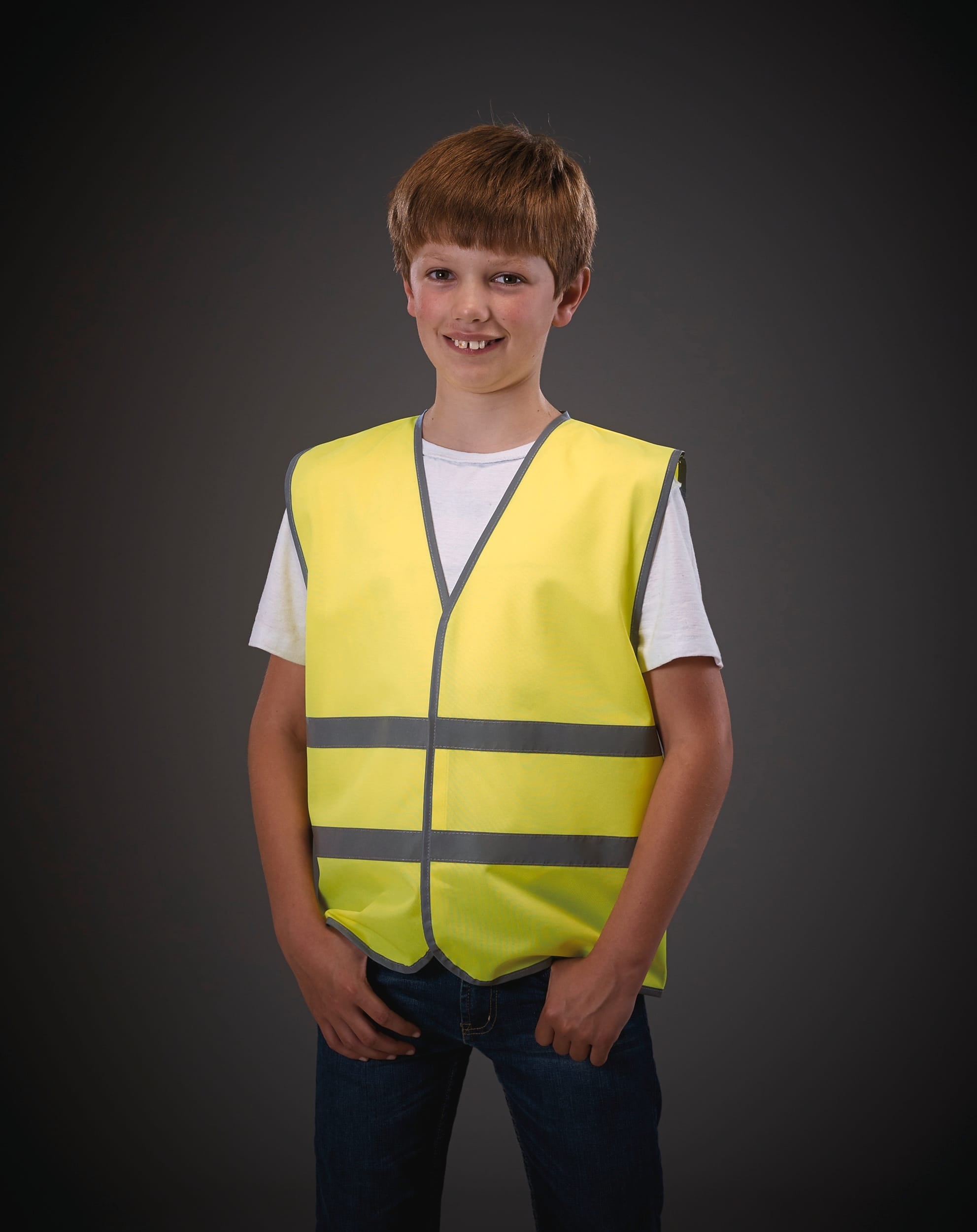 Gilet with Reflective Hem & Strips