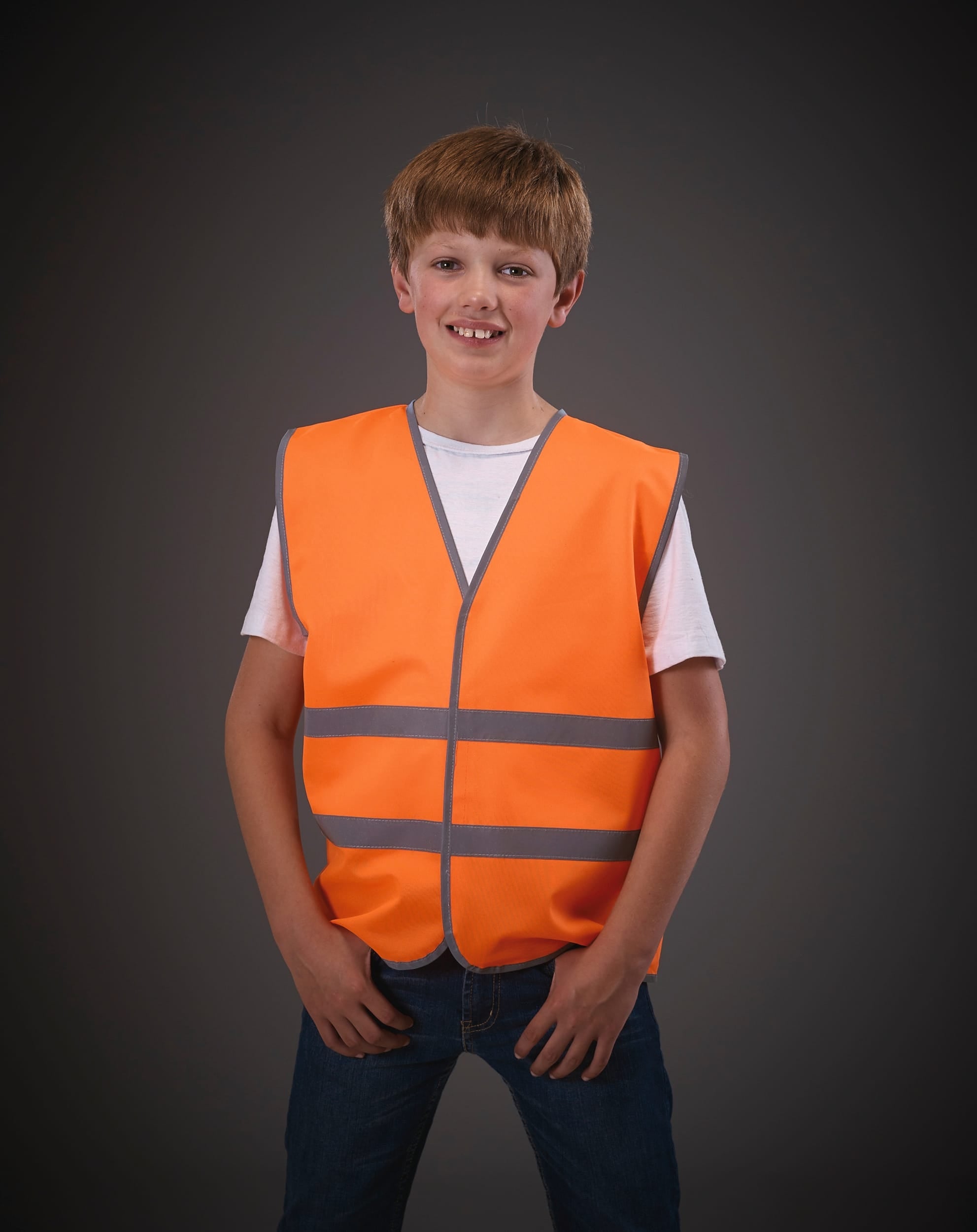 Gilet with Reflective Hem & Strips
