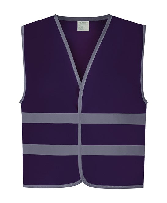 Gilet with Reflective Hem & Strips