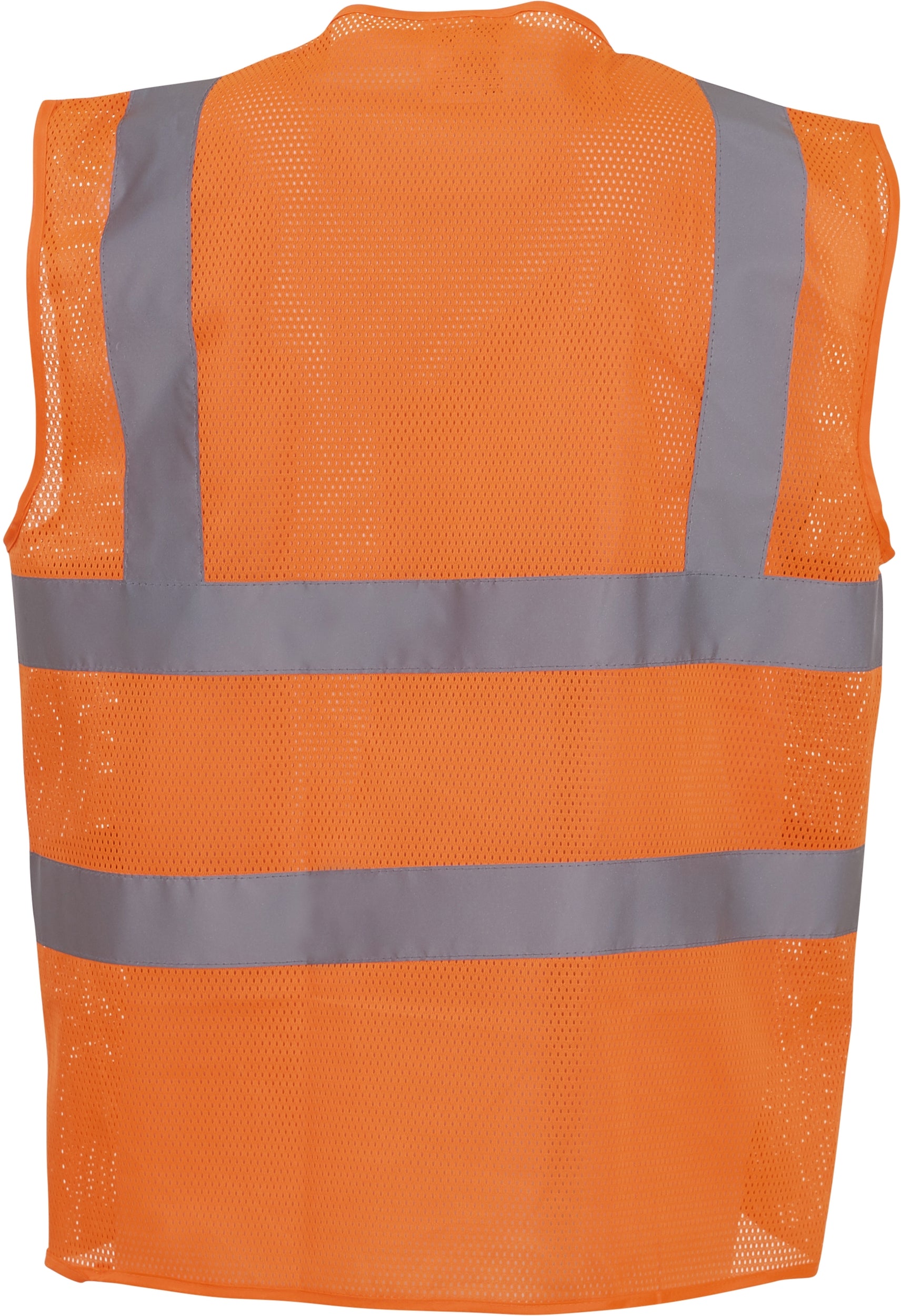 Signalisatie top koel open gaas 2 banden en bretels vest gerecycleerd