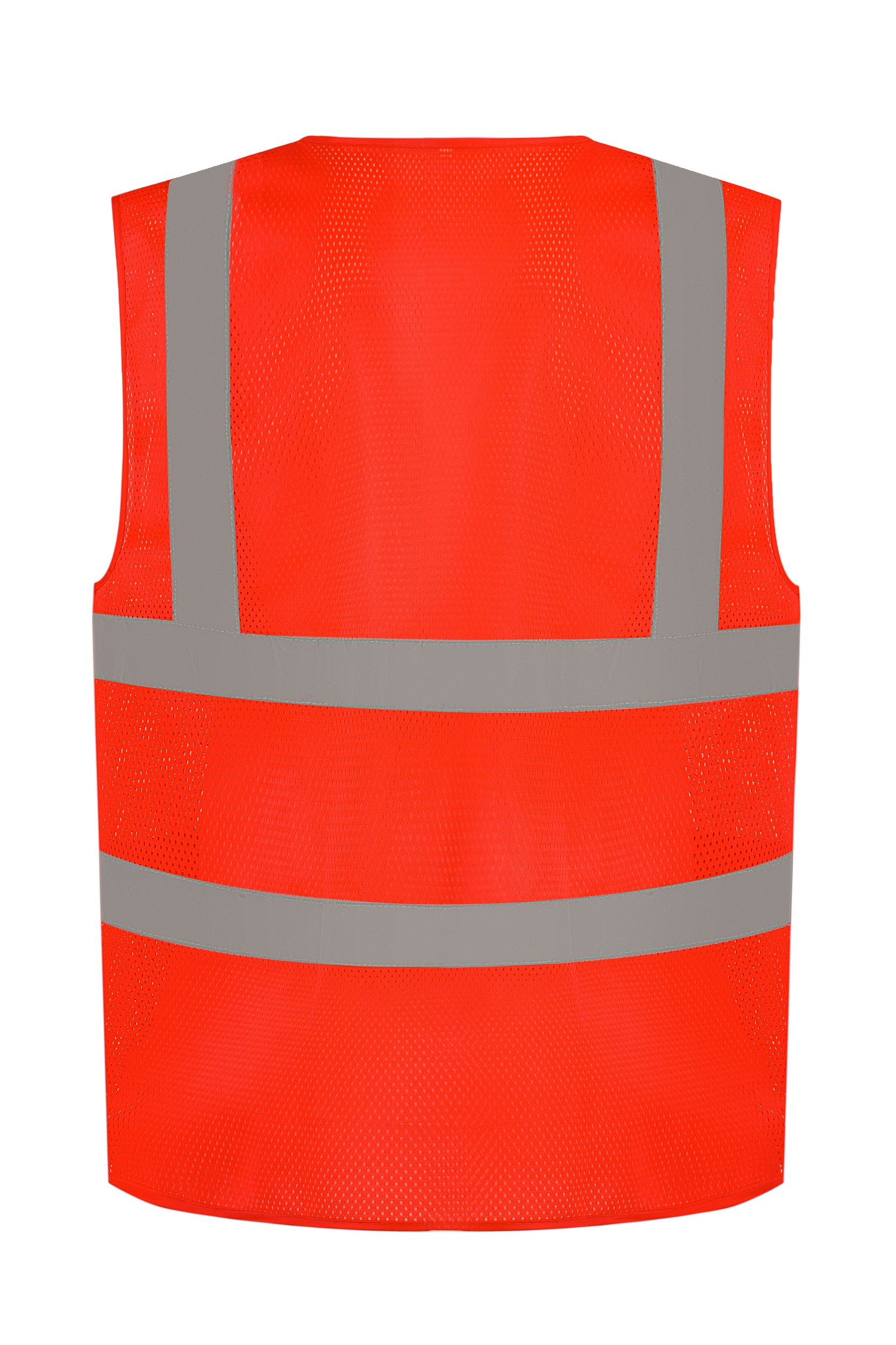 Signalisatie top koel open gaas 2 banden en bretels vest gerecycleerd