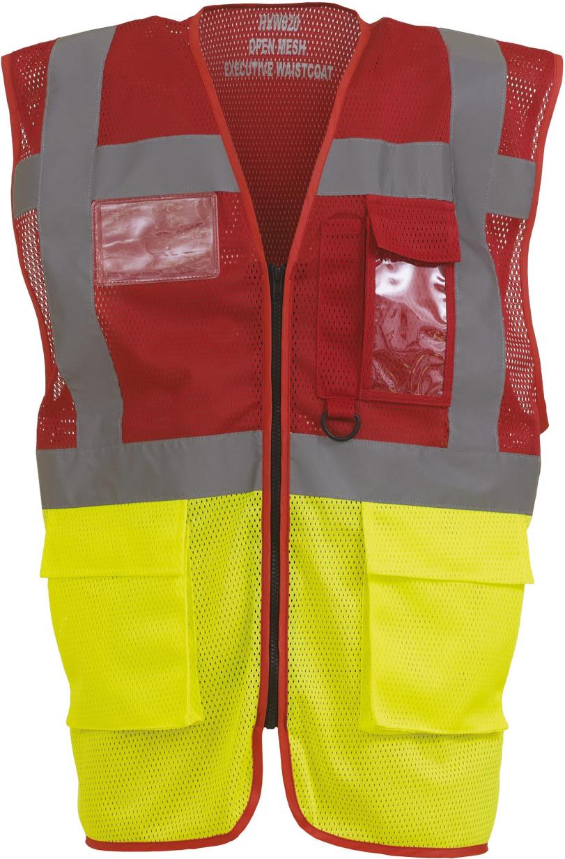 Top Cool - Hi-Vis mesh executive waistcoat