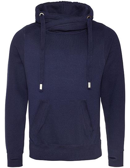 Just Hoods - Cross Neck Hoodie